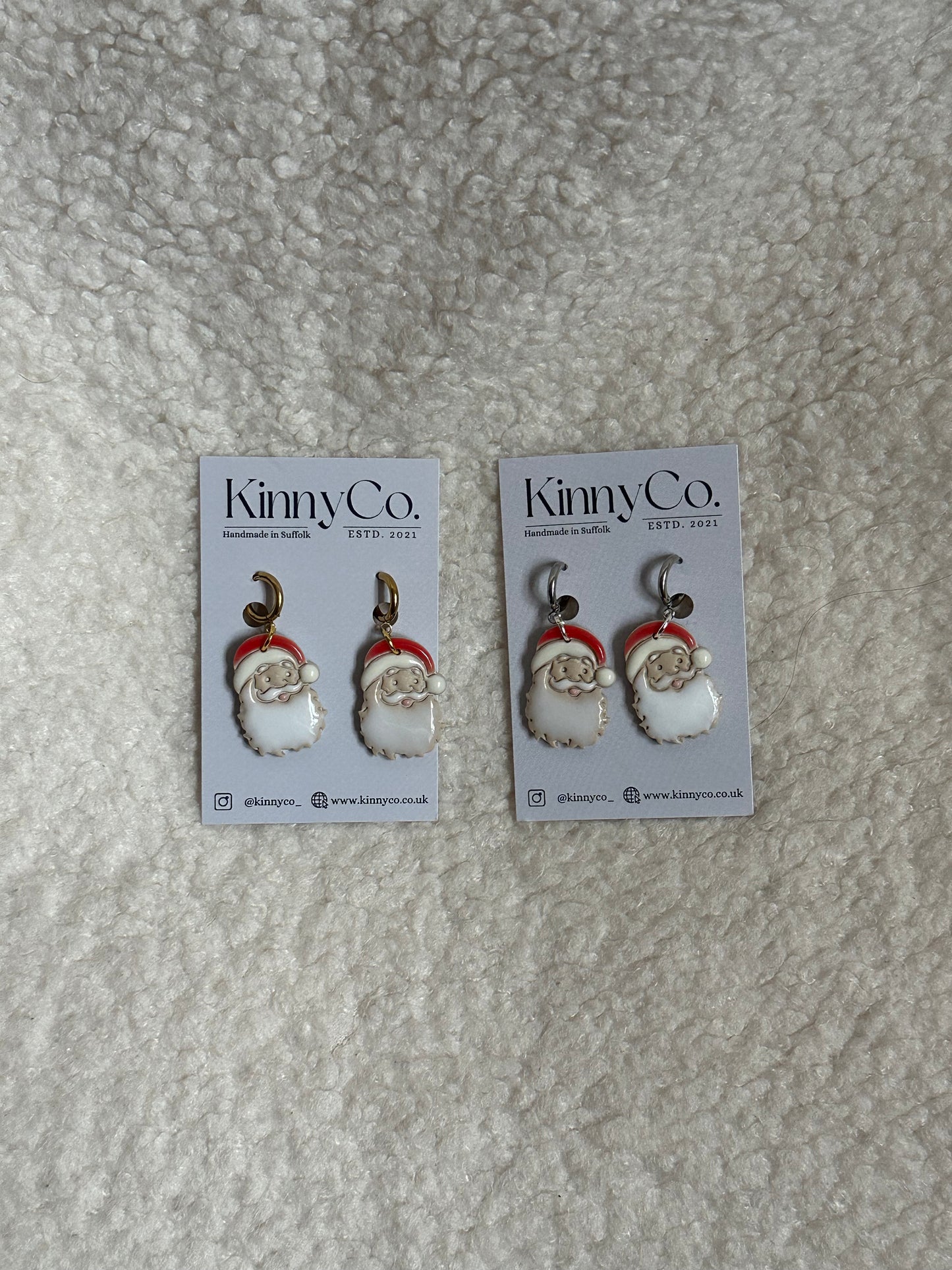 Santa Earrings
