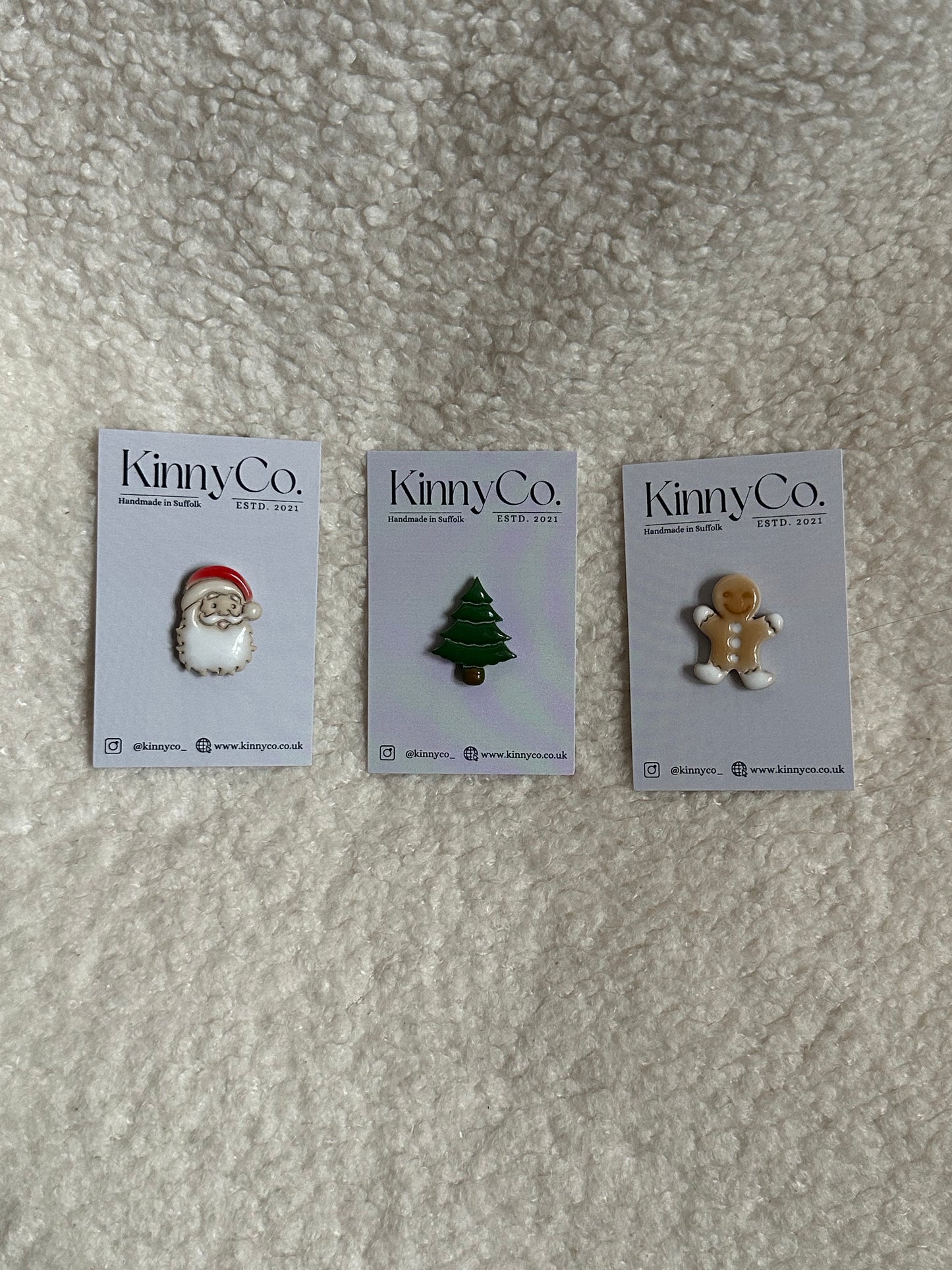 Christmas Pin Badges