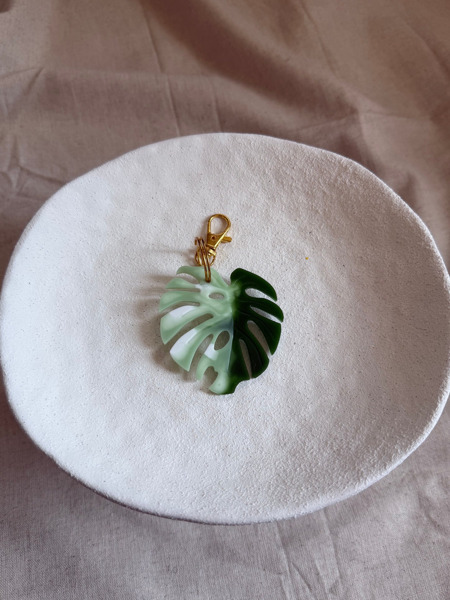 Monstera Keyrings