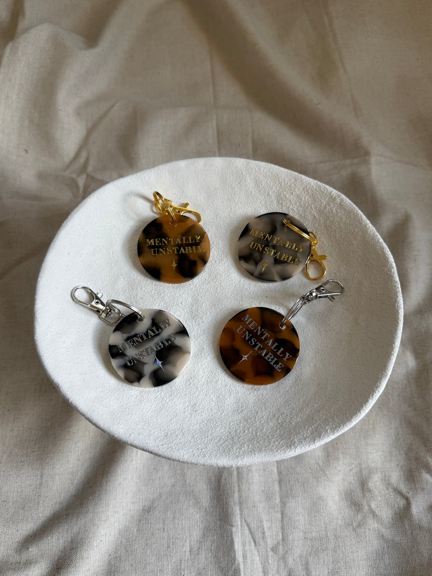 Mentally Unstable Keyring