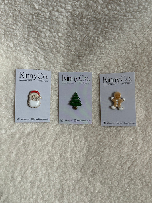 Christmas Pin Badges
