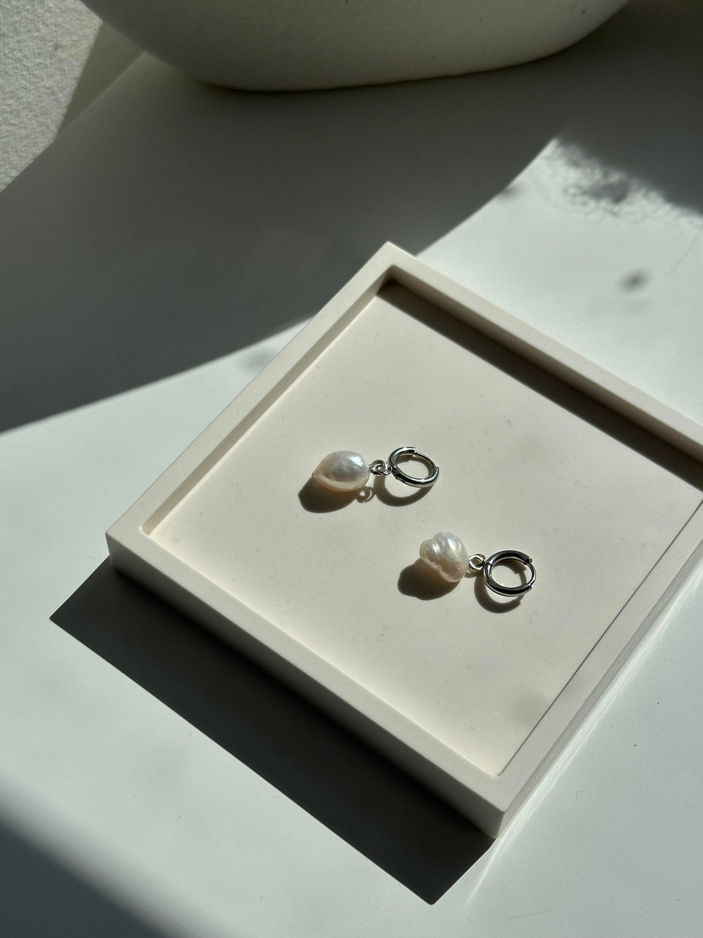 Low Tide Pearl Earrings