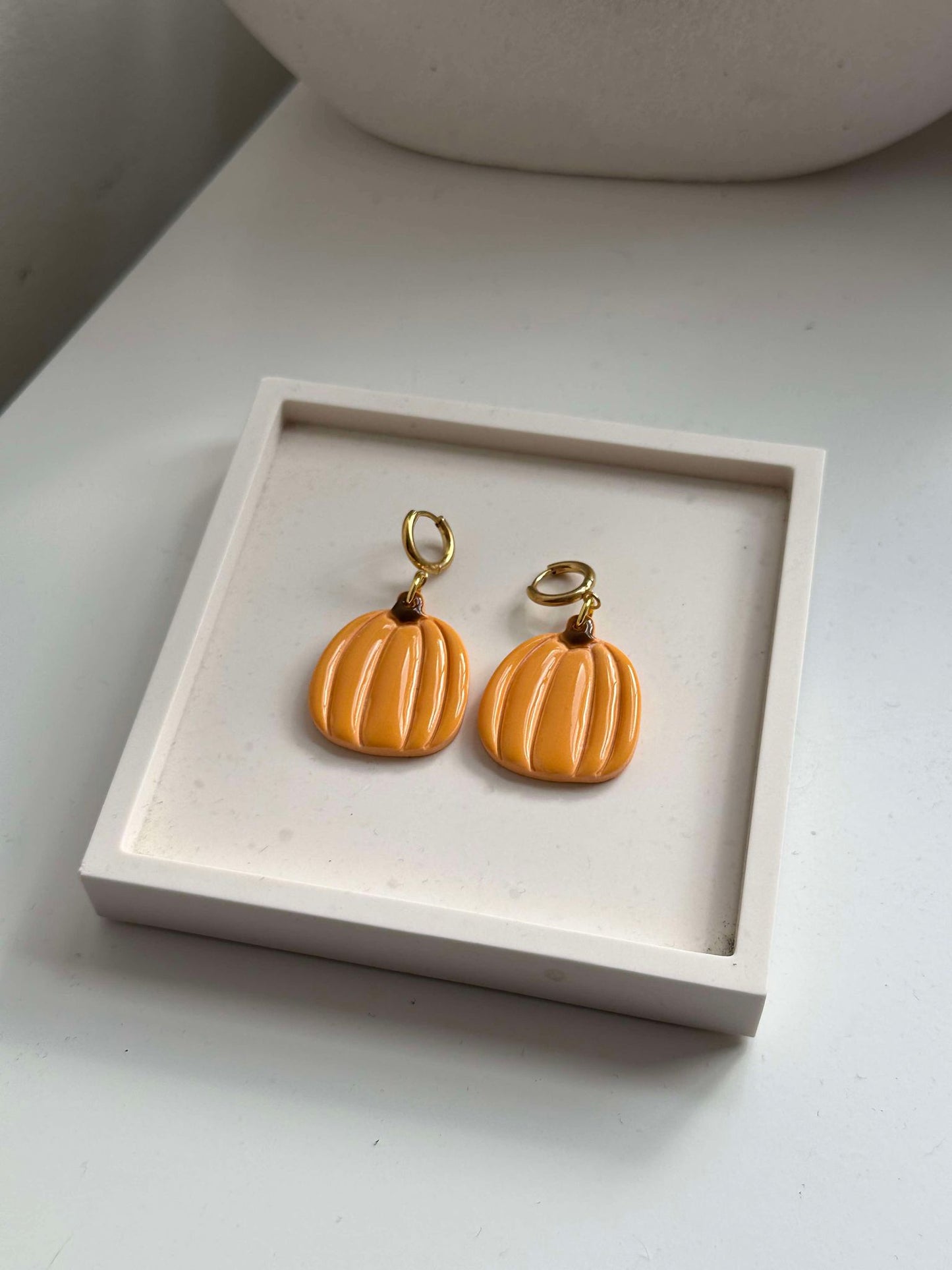 Pumpkin Earrings