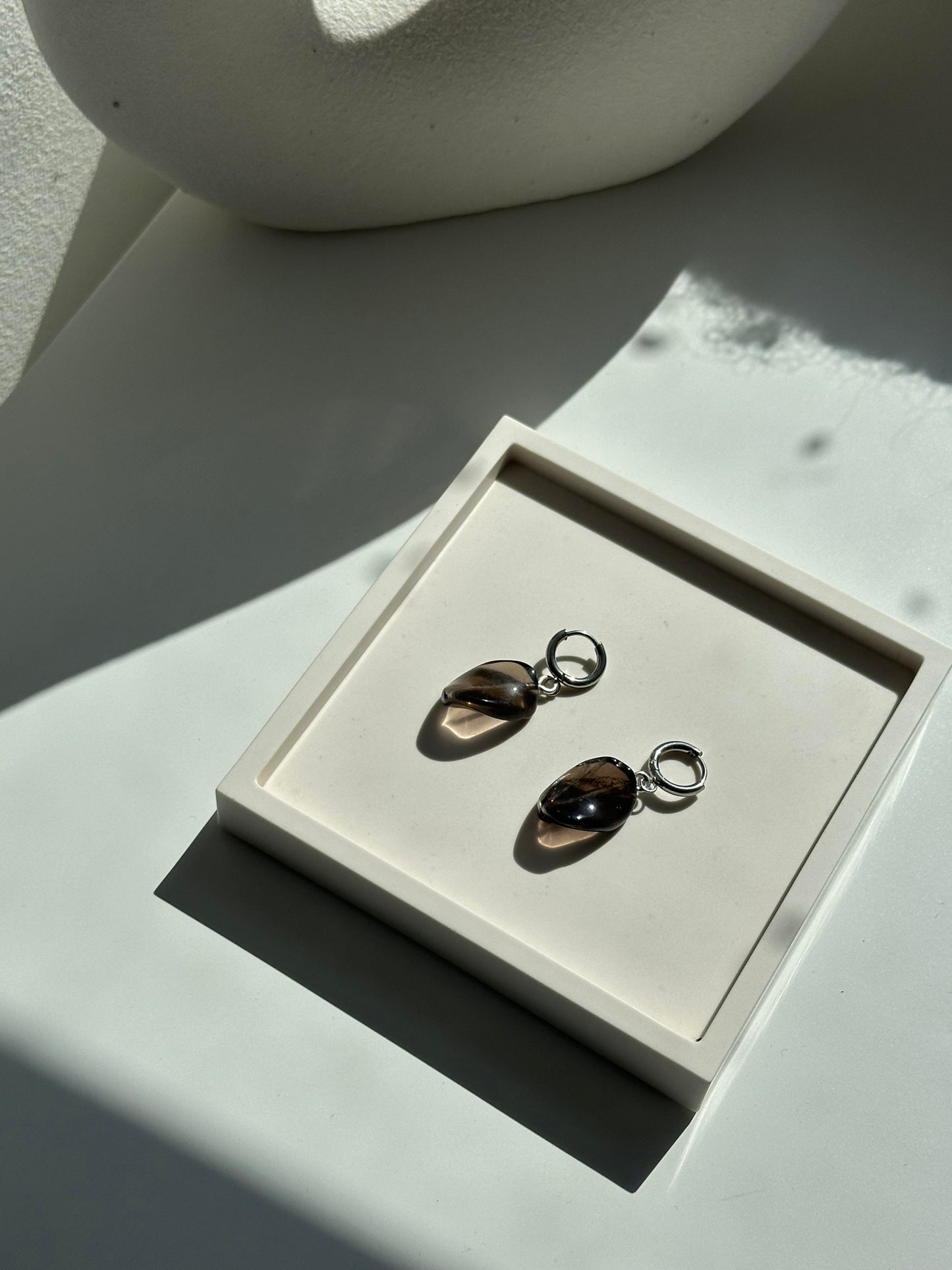 Smokey Quartz Earrings