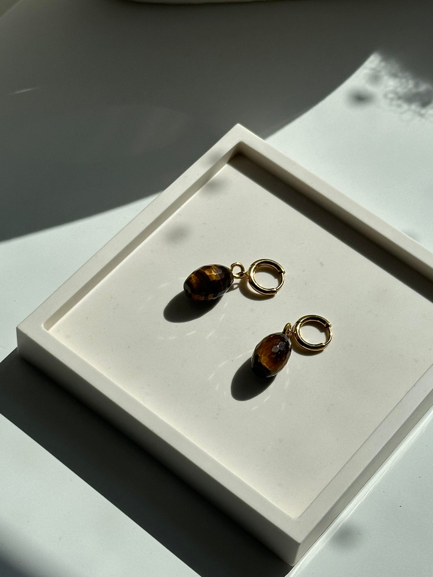 Tigers Eye Earrings